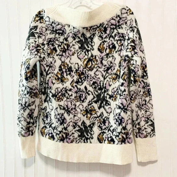 Ann Taylor LOFT Size S  Painterly Floral Sweater New! - Picture 7 of 7